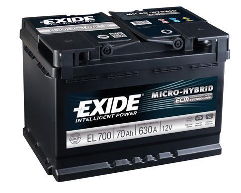 Batería (de coche) EXIDE 70.0 - ref. EL700